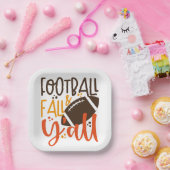 Football Fall & Y'all Pappteller (Party)