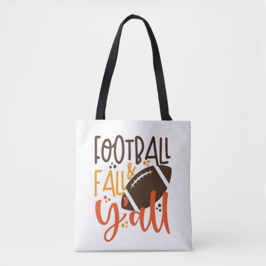 Football Fall & Y'all Tasche (Vorderseite)