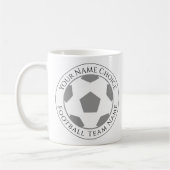 Football Fan Name & Football Club Kaffeetasse (Links)
