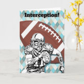 Football Fan Player School Fun Birthday Card Karte (Gelbe Blume)