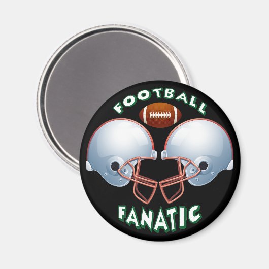 FOOTBALL FANATIC MAGNET (Vorderseite/Rückseite)