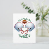 FOOTBALL FANATIC POSTKARTE (Stehend Vorderseite)
