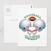 FOOTBALL FANATIC POSTKARTE (Vorne/Hinten)