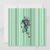 Football Feiertagskarte (Vorderseite)