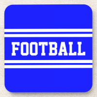 FOOTBALL Fett Hellblau Weiße Racing Streifen