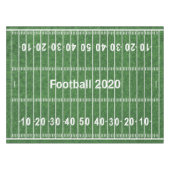 Football Field Design Tableclout Tischdecke (Vorderseite (Horizontal))
