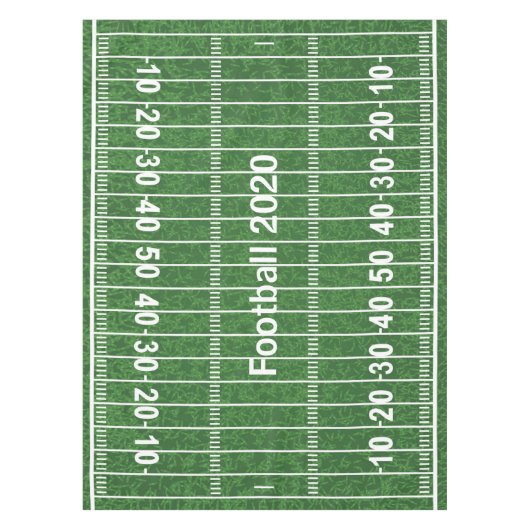 Football Field Design Tableclout Tischdecke (Vorderseite)