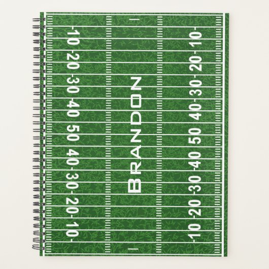 Football Field Design Weekly/Monthly Planer (Vorderseite)