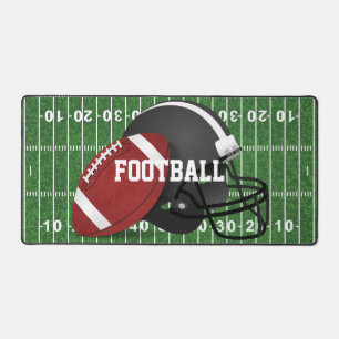 Football Field Helmet Ball Design Desk Mat Schreibtischunterlage
