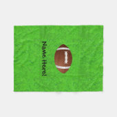 Football Field Junior Varsity Fleecedecke (Vorderseite (Horizontal))