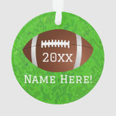 Football Field Junior Varsity Ornament (Rückseite)