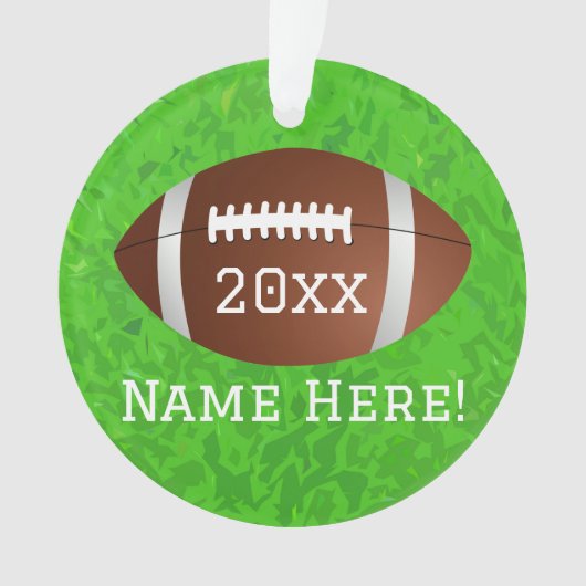 Football Field Junior Varsity Ornament (Vorderseite)
