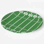 Football Field Paper Plate Pappteller (Schrägansicht)