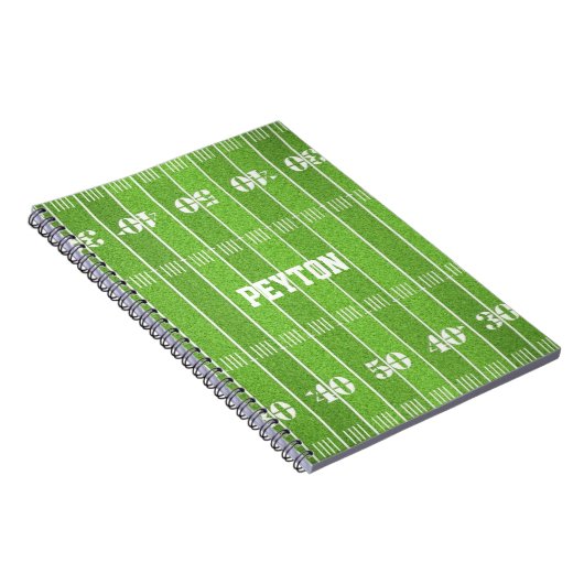Football Field Personalisiert Notebook Notizblock (Rechte Seite)