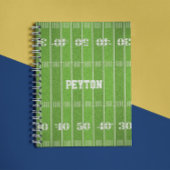 Football Field Personalisiert Notebook Notizblock