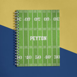 Football Field Personalisiert Notebook Notizblock