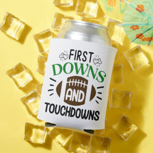 Football First Downs und Touchdowns Spaß Dosenkühler