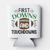 Football First Downs und Touchdowns Spaß Dosenkühler (Rückseite)