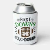 Football First Downs und Touchdowns Spaß Dosenkühler (Kanne Rückseite)