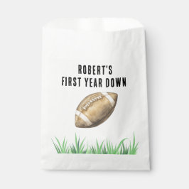 Football First Year Down Birthday Party Geschenktütchen