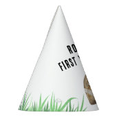 Football First Year Down Birthday Party Partyhütchen (Links)