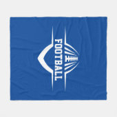 Football Fleece Blanket (Vorderseite (Horizontal))