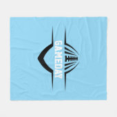 Football Fleece Blanket (Vorderseite (Horizontal))