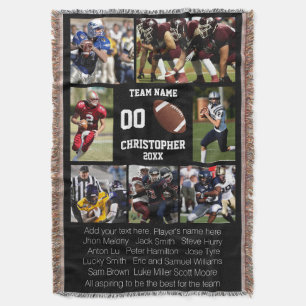 Football Foto Collage Decke