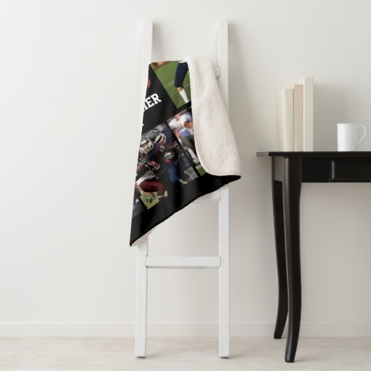 Football Foto Collage Sherpadecke (Beispiel)