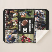 Football Foto Collage Sherpadecke (Vorderseite (Horizontal))