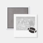Football Foto Magnet Keepake (Vorderseite/Rückseite)