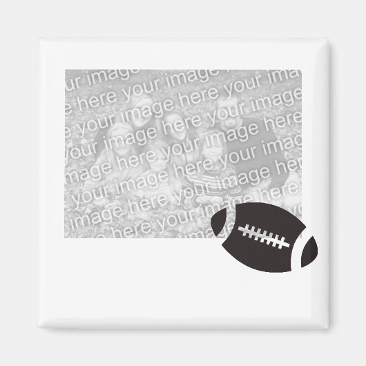 Football Foto Magnet Keepake (Vorne)