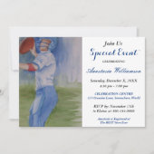 FOOTBALL FUN KÜNSTLERISCHE EREIGNIS EINLADUNG (Vorderseite)