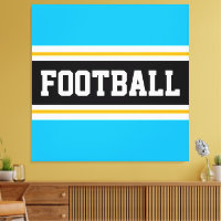FOOTBALL Fun Sky Schwarz-weiß Gelbe Streifen