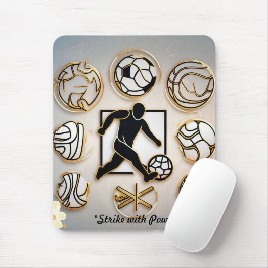 "Football Fusion Art" Mousepad (Mit Mouse)