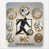 "Football Fusion Art" Mousepad (Vorne)