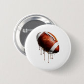 Football Game Day Drip Graphic Button (Vorne & Hinten)
