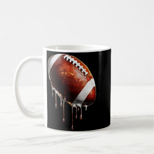 Football Game Day Drip Graphic Kaffeetasse (Links)