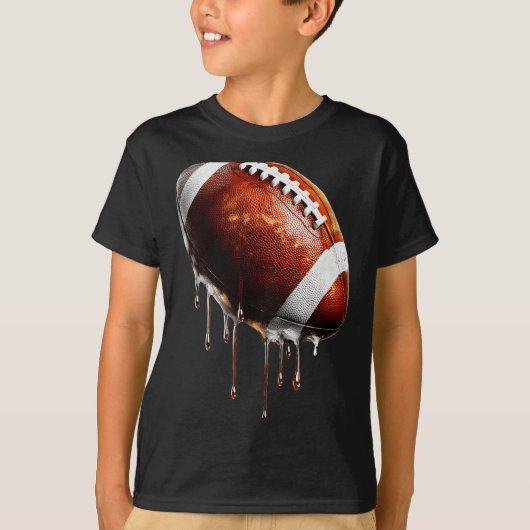 Football Game Day Drip Graphic T-Shirt (Vorderseite)