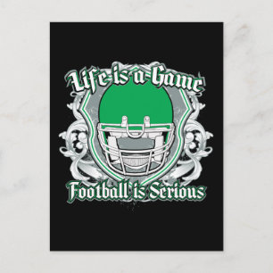 Football Game Green Postkarte