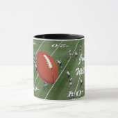 Football Game in Progress Football personalisieren Tasse (Zentrum)