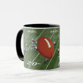 Football Game in Progress Football personalisieren Tasse (Vorderseite Links)