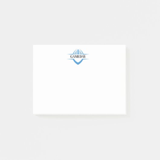 Football Gameday Notes Post-it Klebezettel (Vorderseite)