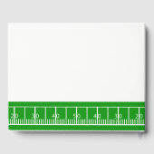 Football Gender Reveal Baby Shower Gästebuch (Rückseite)