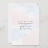 Football Gender Reveal Party Einladung (Rückseite)