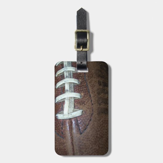 Football Gepäckanhänger (Vorderseite vertikal)