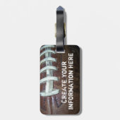 Football Gepäckanhänger (Rückseite vertikal)