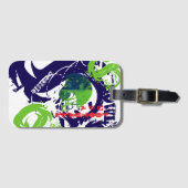 FOOTBALL GEPÄCKANHÄNGER (Vorderseite (Horizontal))