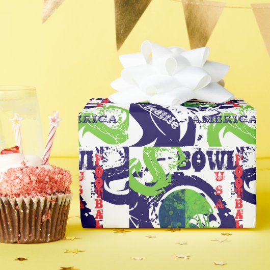 FOOTBALL GESCHENKPAPIER (Geburtstagsparty)