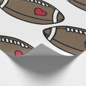 Football Geschenkpapier (Ecke)